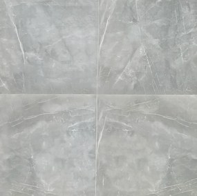 Hoogglans Vloertegel 60x60 Cm Arma Grijs Marmerlook NR43