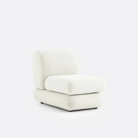 Modulaire haardstoel, reliëf stof, HOOVER