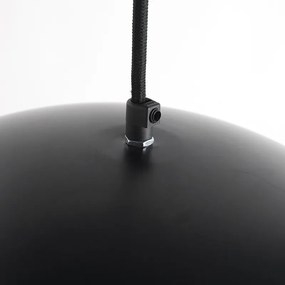 Eettafel / Eetkamer Industriële hanglamp zwart met goud 50 cm - Magna Eco Modern E27 rond Binnenverlichting Lamp