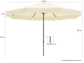 Shadowline Bonaire parasol ø 400cm