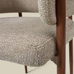 Walnoot Eetkamerstoel Met Armleuningen