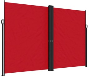 vidaXL Tuinscherm uittrekbaar 220x1200 cm rood