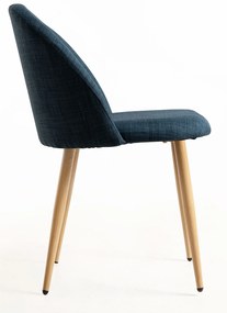 Pak 4 Vint Stoffen Stoelen