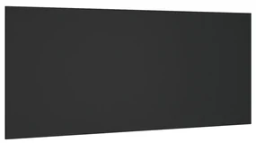 vidaXL Hoofdbord 200x1,5x80 cm bewerkt hout zwart