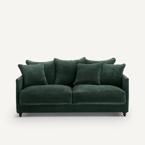 Omvormbare compacte bank in fluweel, Lazare