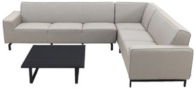 Boavista/Cuba Sunbrella loungeset - Nature Grey - 4-delig - Rechts