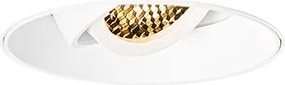 Moderne inbouwspot wit GU10 rond trimless - Oneon Honey