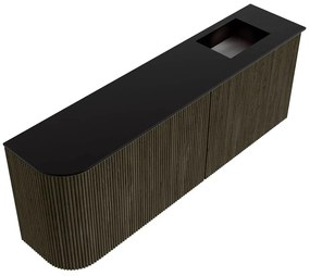 Mondiaz Joya 110cm toiletmeubel ronding links shadow met wastafel faye rechts zonder kraangat urban