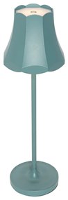 Buitenlamp met dimmer LED Retro tafellamp met dimmer mineraal blauw oplaadbaar IP44 - Granny Retro IP44 Buitenverlichting Lamp