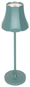 Buitenlamp met dimmer LED Retro tafellamp met dimmer mineraal blauw oplaadbaar IP44 - Granny Retro IP44 Buitenverlichting Lamp