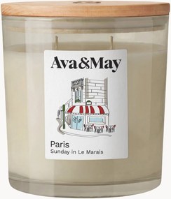 Grote geurkaars Paris (bergamot, jasmijn & roos)