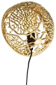 Art Deco wandlamp goud - Maro Art Deco E27 rond Binnenverlichting Lamp