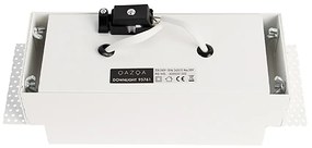 Set van 6 inbouwspots wit GU10 kantelbaar trimless 2-lichts - Oneon