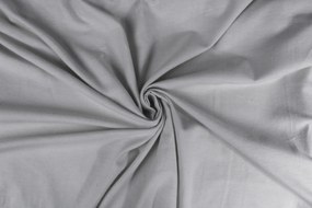 Hoeslaken flanel - 100% katoen - 180x200 - lichtgrijs