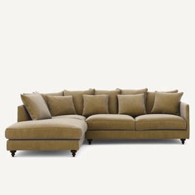 Fluwelen hoekslaapbank, Lazare