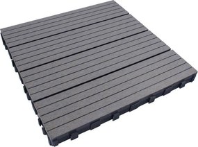 Terrastegel composiet grijs click 30 x 30 cm (set van 4 stuks)