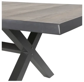 Lesli Living  Tuintafel - Castilla - Kruispoot - Negro - 240 cm - Lesli Living