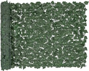 VEVOR Privacy Fence Ivy, 99x249cm, Kunstmatig groen scherm, Groene klimop schutting met versterkte verbinding, Kunstmatige hagen met wijnbladeren, Decoratie voor tuin, tuin, balkon, terrasdecoratie