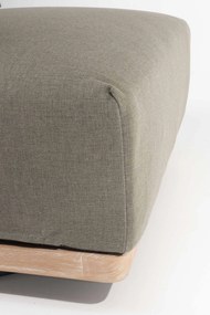 4 Seasons Outdoor Yara draaibare loungestoel met frame van RVS en geborsteld teak * Sale *    houtkleur weerbestendig