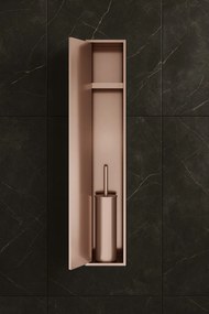 Hotbath &More inbouw toiletborstel en toiletrolhouder koper geborsteld PVD