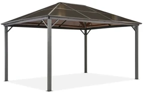Tuinhuisje Milos 3x4m met klamboe Tuinpunt grijs