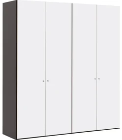 Goossens Kledingkast Easy Storage Ddk, Kledingkast 203 cm breed, 220 cm hoog, 4x draaideur