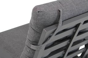 Stoel en Bank Loungeset Aluminium Grijs 4 personen Lifestyle Garden Furniture Batala
