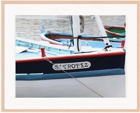 Ingelijste digitale print Boat