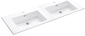 Differnz Industrial wastafel 140cm kunstmarmer