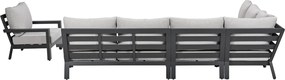 Garden Impressions Sorelli loungeset 6-delig - donker grijs