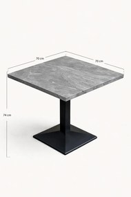Kuat Zwart 70 cm tafel