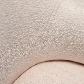 Dan-Form Bae Luxe Eetkamerstoel Met Armleuningen Creole Pink Boucle