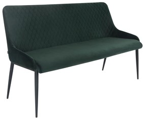 House of Rebels Eetkamerbank - Beau - 150 cm - Velvet - Groen - House of Rebels