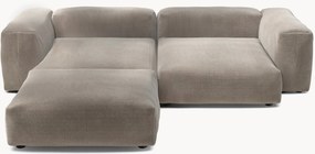 Modulaire hoekbank Vetsak (3-zits) van ribfluweel
