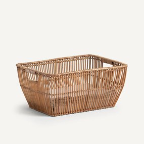 Linnenmand in rotan L50xH24cm Sentaku
