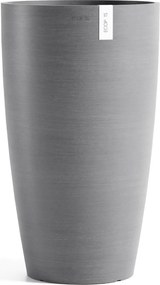 Ecopots bloempot Stockholm High 60- Rond - Grey - Diameter 35 x H60 cm