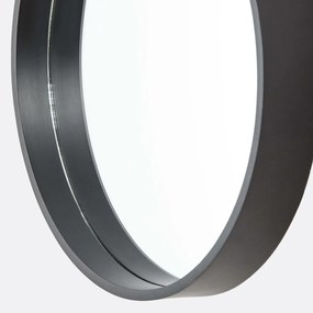 Ronde spiegel, zwartØ35 cm, Alaria