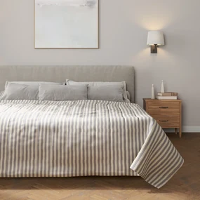 Dekoria Sprei, marineblauw-ecru
