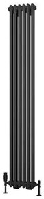 Eastbrook Rivassa 2 koloms verwarming 180x29,3cm Antraciet 933 watt