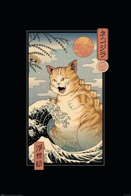 Poster Vincent Trinidad - Catzilla Ukiyoe