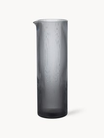 Mondgeblazen karaf Ripple met reliëfpatroon, 1.1 L