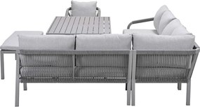Garden Impressions Tarera lounge dining set 7-delig - taupe