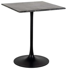 Richmond Interiors Carlten Restaurant Tafel Zwart Marmer Vierkant - 65 X 65cm.