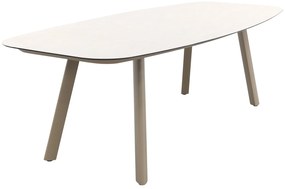 Taste Manolo tuintafel 240x103 cm. - Deens ovaal - Latte