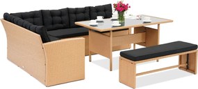 Latina Garden Point beige technorattan tuinmeubelen