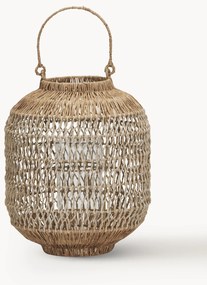 Handgemaakte lantaarn Dive van jute
