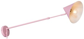 Design wandlamp roze verstelbaar - Triangolo