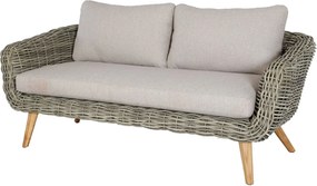Baratti Stoel-bank Loungeset - Serrano- Wicker - Antraciet - Baratti