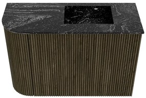 Mondiaz Joya DLux 60cm toiletmeubel ronding links shadow met wastafel faye rechts 1 kraangat lava