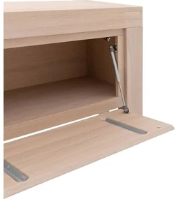 Goossens Tv Meubel Clear, 2 kleppen 45 cm diep